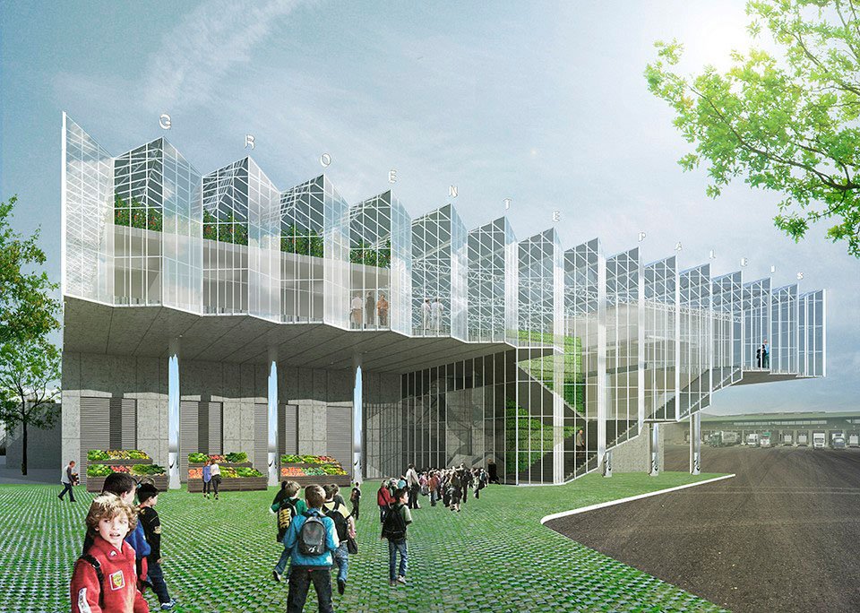 Wageningen UR Greenhouse Horticulture won a award for its Vegetable Palace: a building for research and demonstrations in the field of vegetable cultivation