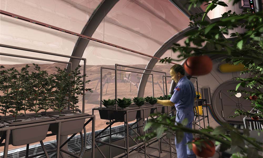 Wageningen UR identifies ideal horticulture site on Mars