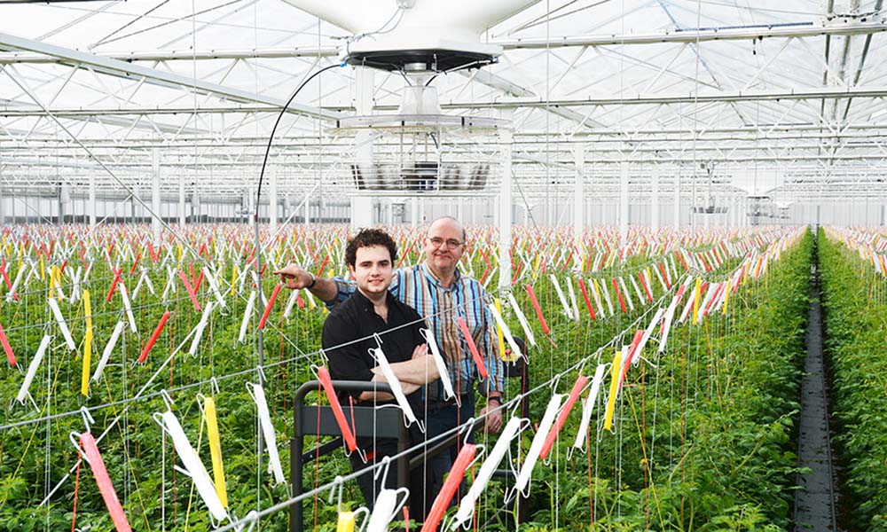 Paul and Marcel van den Broek: “The more even climate plus the longer screening can result in 10 per cent energy savings per kilo of product.”