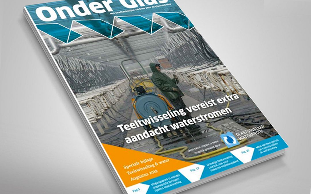 Teeltwisseling vereist extra aandacht waterstromen