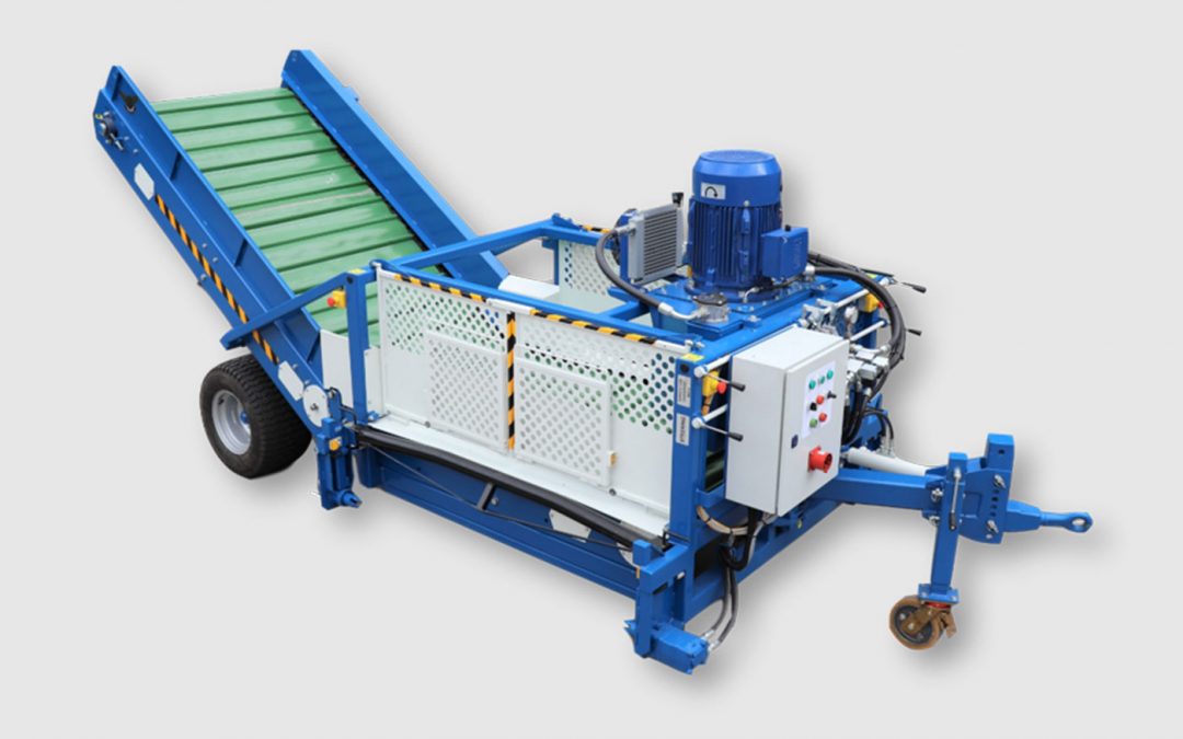 Met elektrische bio-hopper gewassen afvoeren