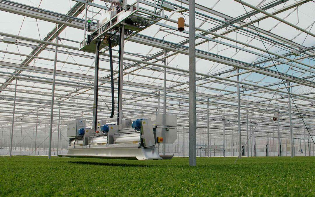 Koppert Cress gaat Sciara te lijf met zuigmachine boven gewas